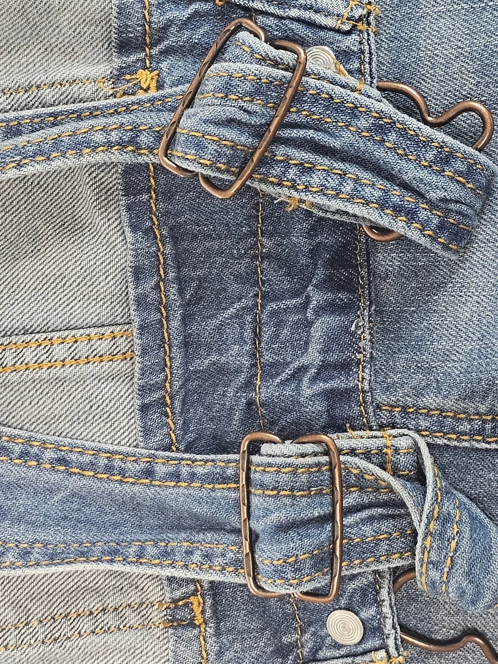 OshKosh B'gosh Girls Jean Overalls Shorts Size 5 Classic Vestbak Heritage Style